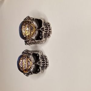 Men's Biker Ring Size 10 & Size 8.  ONLY SIZE 8 LEFT